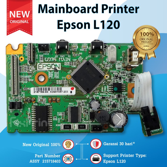 Mainboard Printer Epson L120 Motherboard Epson L120 Original Board Assy Epson L120