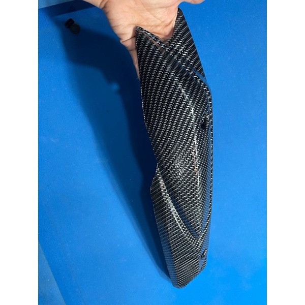 cover knalpot aerox carbon tutup knalpot aerox carbon