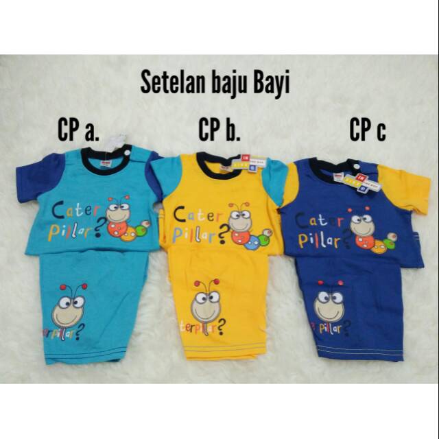 Setelan Baju Bayi/ set kaos dan celana bayi/ baju bayi Inbox