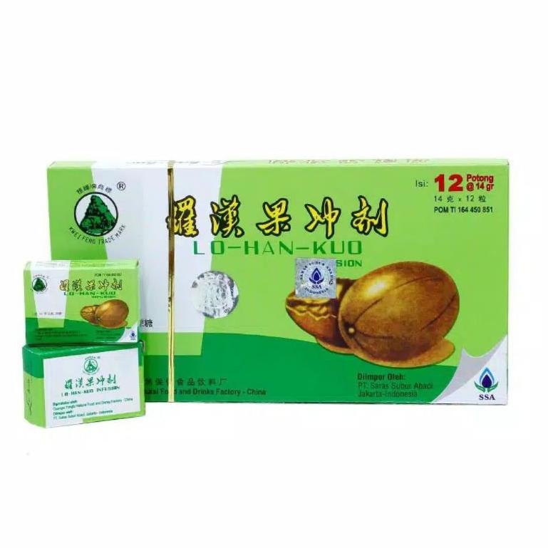 

[KODE BARANG W57] LO HAN KUO 220gr INFUSION // Obat Herbal China Pereda Panas Dalam