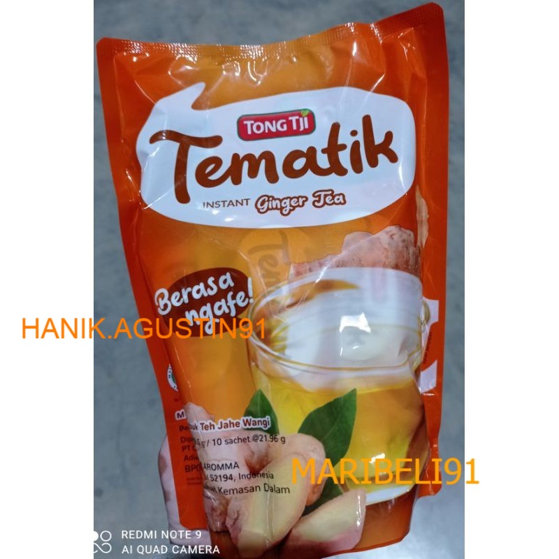 

Tong Tji Tematik, Teh Jahe Instant Pouch isi 10 sachet maribeli91