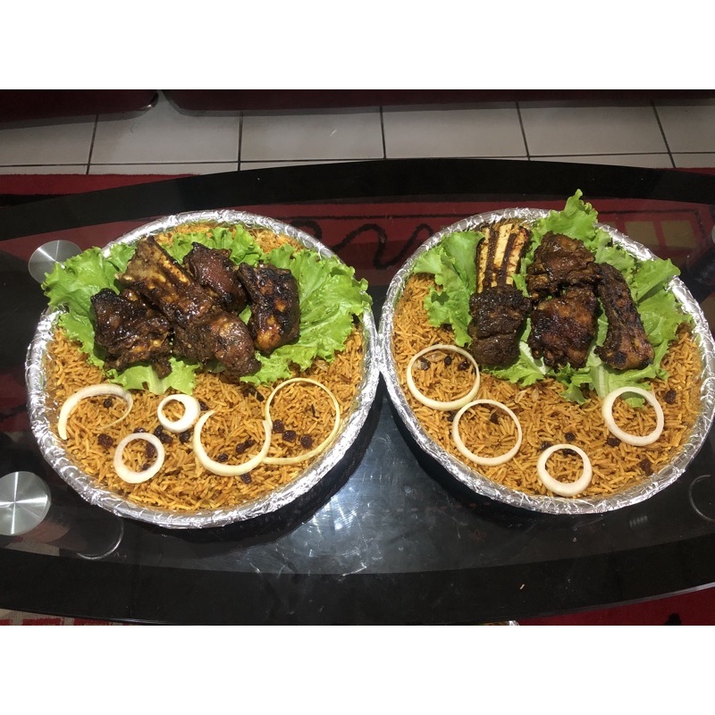 Paket Nampan Nasi Kebuli Kambing