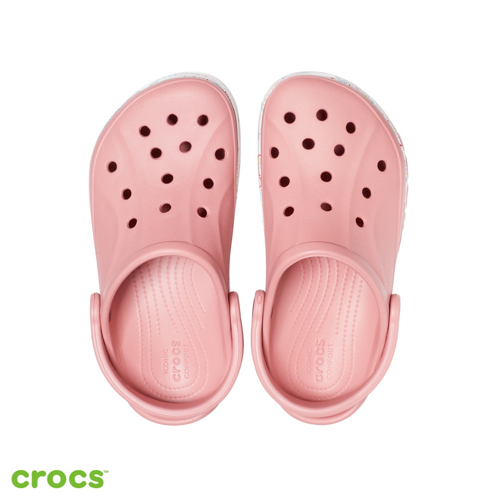 Crocs Baya Graphic / Sandal Unisex / Sandal Pria &amp; Wanita - Pink -206233-682