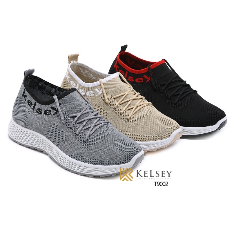 (GRATIS ALAS KAKI) NICOLE SEPATU SNEAKERS WANITA KELSEY #T9002  SEPATU FLYKNIT WANITA NYLON SNEAKERS CASUAL IMPORT