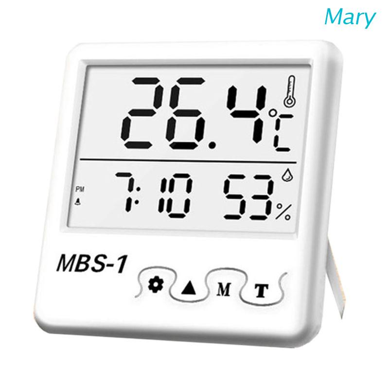 Mary Termometer / Higrometer Digital Dengan Layar LCD Untuk Indoor