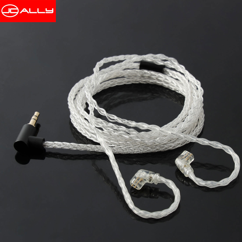 Jcally Jc08S Upgrade Earphone Hifi 8 Core Lapis Silver