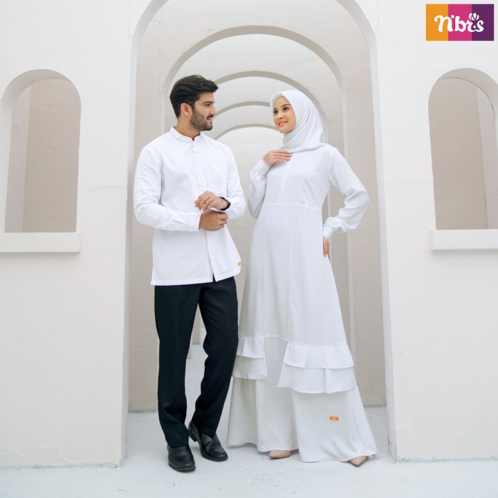 COUPLE IN WHITE NIBRAS (Sarimbit Nibras Putih)