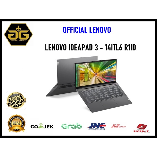 LENOVO IDEAPAD 3 14ITL6 - R1ID | I5-1135G7 | SSD 512GB | MX350 | GREY