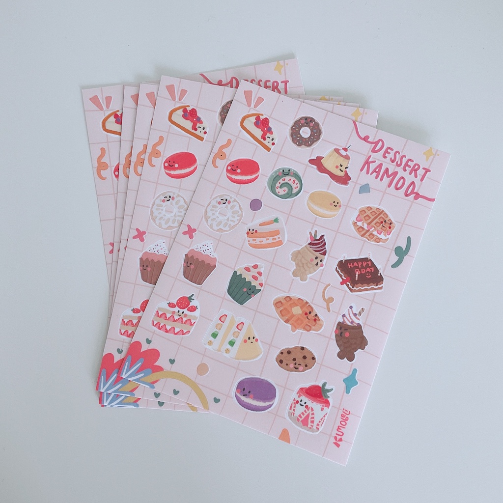 

Kumobeli - Dessert meal - Sticker Kiss Cut A6