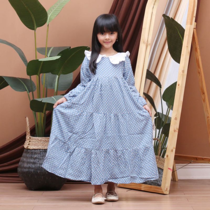 MIDI DRESS/Gamis anak/MIDI DRESS ANAK/GAMIS ANAK/GAMIS ANAK PEREMPUAN/MIDI DRES KEKINIAN/MIDI DRES R