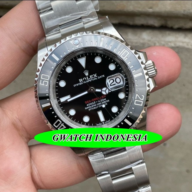 Casback  Jam Pria Import Terbaru Rolex  Sea-Dweller BASELWORLD 126600 Diameter 43mm SS 904L A2824 (M