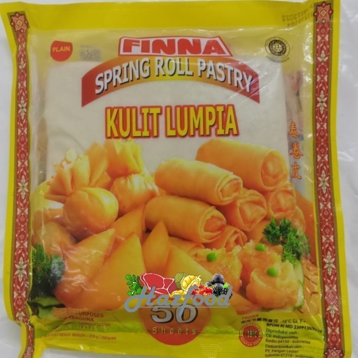 

Finna Spring Roll Pastry Kulit Lumpia 125 x 125 mm 50 lembar