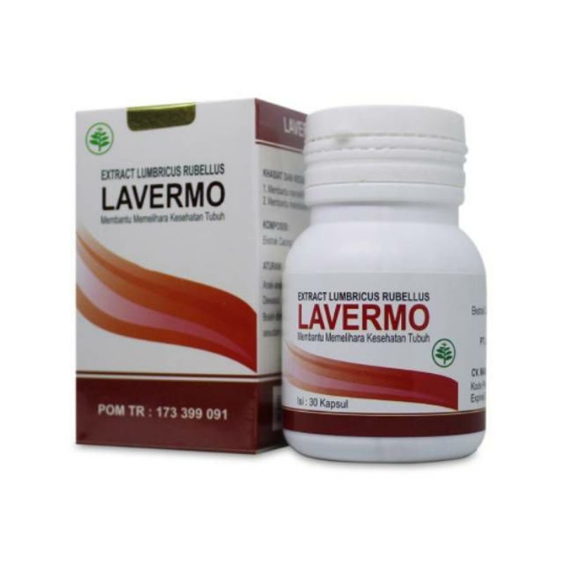 Kapsul Cacing LAVERMO 30 Kapsul - Obat Herbal Tipes Demam Asthma TBC