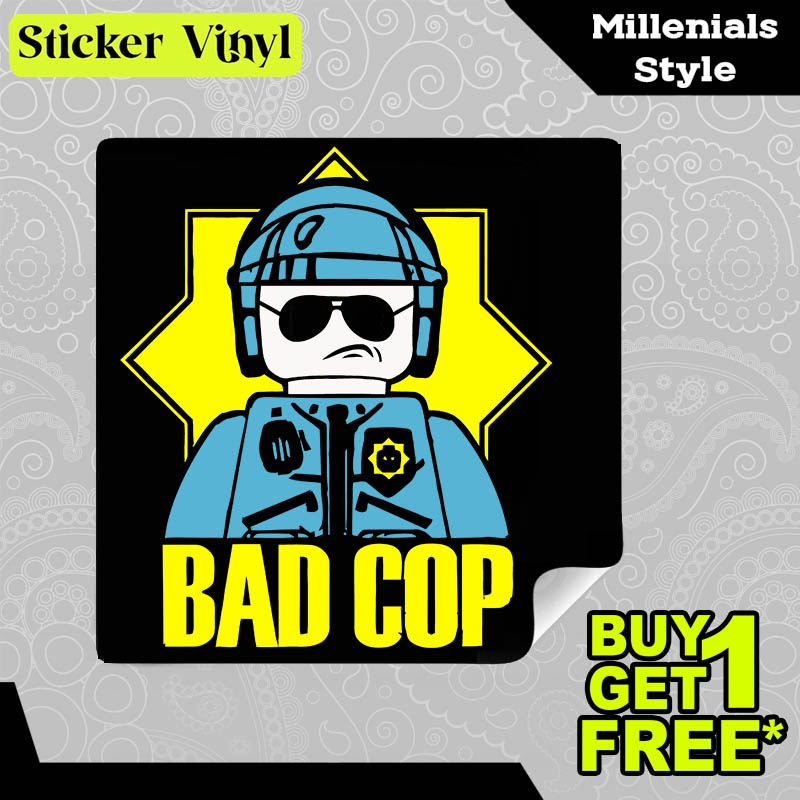 

Stiker Sticker Bad Cop Polisi Lalu Lintas Gambar Unik Desain Keren dan Kekinian Aesthetic Bahan Vinyl Satuan Anti Air