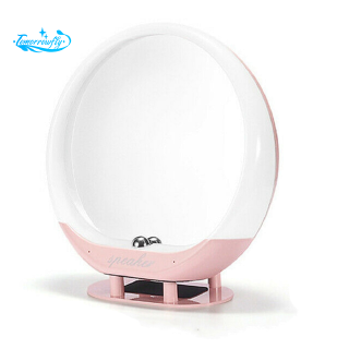 Makeup Vanity Mirror With Lights And Bluetooth Speakers Usb Rechargeable Led Makeup Mirror Speaker With Remoter Pink Shopee Indonesia