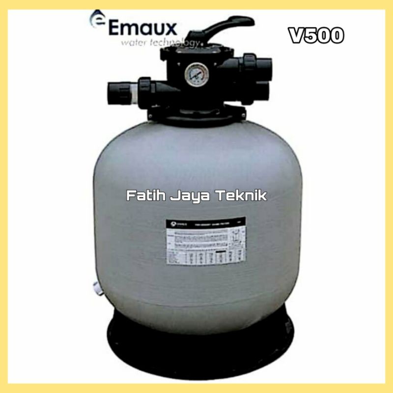 Jual Tabung Filter Kolam Renang 21 inchi Emauk V500 Sand filter Air