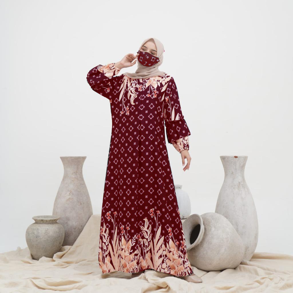 Gamis Lanora Gamis Terbaru Gamis pesta Lebaran Busui Gamis Homey Dress Jumbo Dress Muslim Wanita Busui Fashion Muslim Wanita Gamis Maxmara Size M L XL XXL 3L