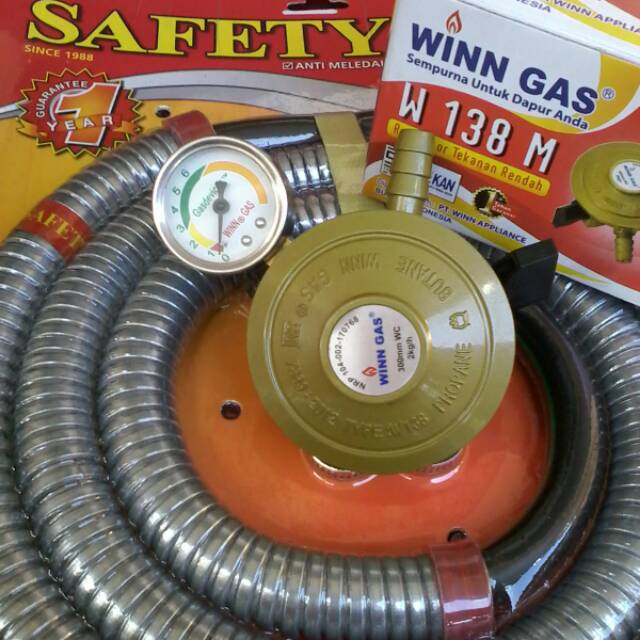 Selang gas safety -Selang gas lpg safety -Selang kompor gas Safety otomatis