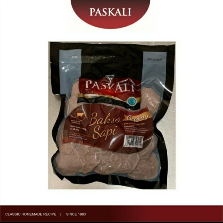 

Bakso Baso Sapi Gepeng 280 gr (18 pcs) Original PD PASIRKALIKI PASKAL/EnaK top