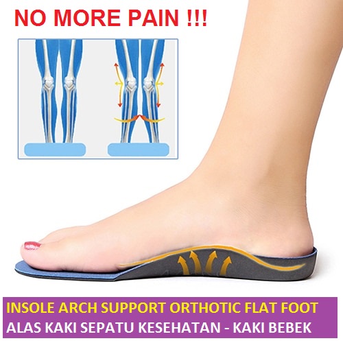 INSOLE SEPATU / ALAS SEPATU KESEHATAN / ALAS SEPATU /  INSOLE ARCH SUPPORT ORTHOTIC FLAT FOOT ALAS KAKI SEPATU KESEHATAN PENAHAN ANTI PEGAL / TERAPI KAKI BEBEK / KAKI BEBEK