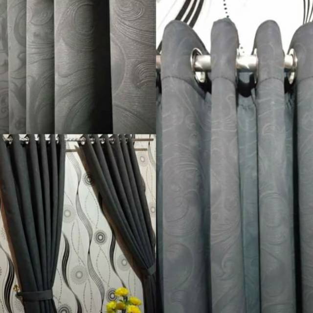 Blackout Hordeng Polos Kingston Gorden Hordeng Tirai Minimalis