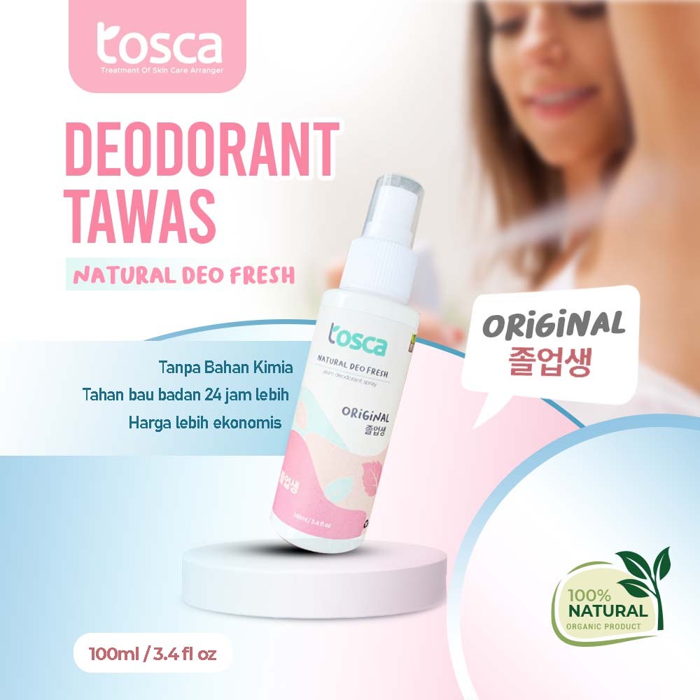 Healthbase.id Deodorant Spray Tawas 100 ml Natural Cair Ampuh Mencegah Penghilang Bau Ketiak dan Badan Non Alkohol Pencerah dan Pemutih Ketek Ampuh Dengah Harga Ekonomis