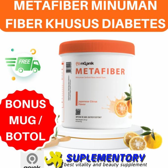 

[TERLARIS] ASLI MGANIK METAFIBER M GANIK FIBER DRINK 250GR SERAT BEBAS GULA
