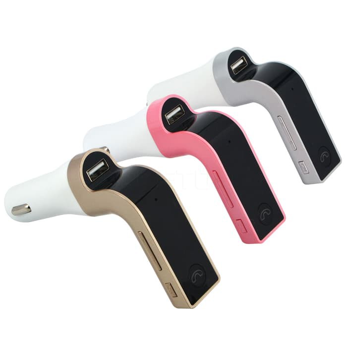 Bluetooth Car Charger 5V 2A With Bluetooth Handsfree FM Transmitter
