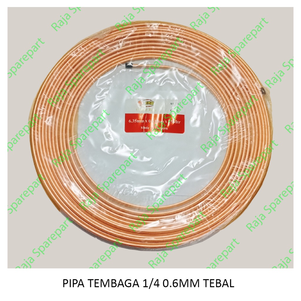 Jual Pipa Tembaga Ukuran Ketebalan Mm Harga Roll Meter Shopee Indonesia