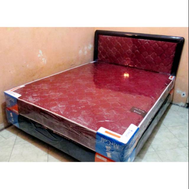 Celcius Spring Bed Set Silver 140x200