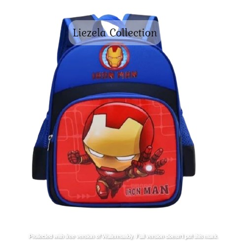 BISA BAYAR DI TEMPAT [COD] Ransel superman kapten amerika iron man spiderman super hero_Tas Ransel S