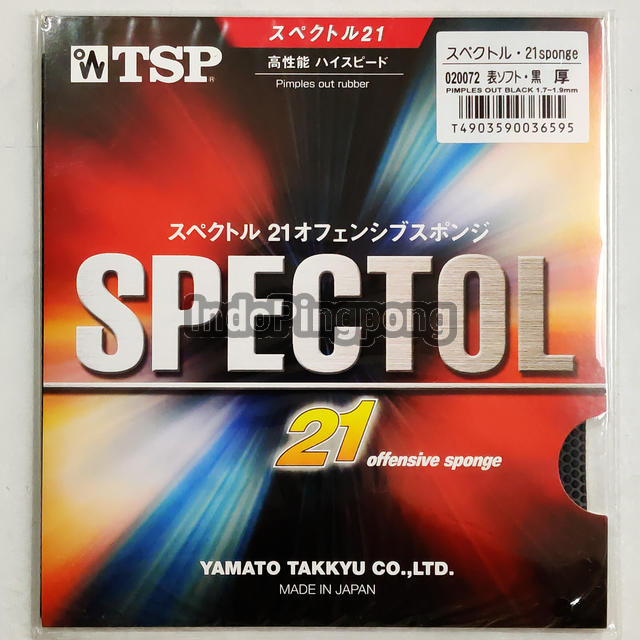 TSP Spectol 21 1.9 - Short Pips Karet Bintik Serang Pendek