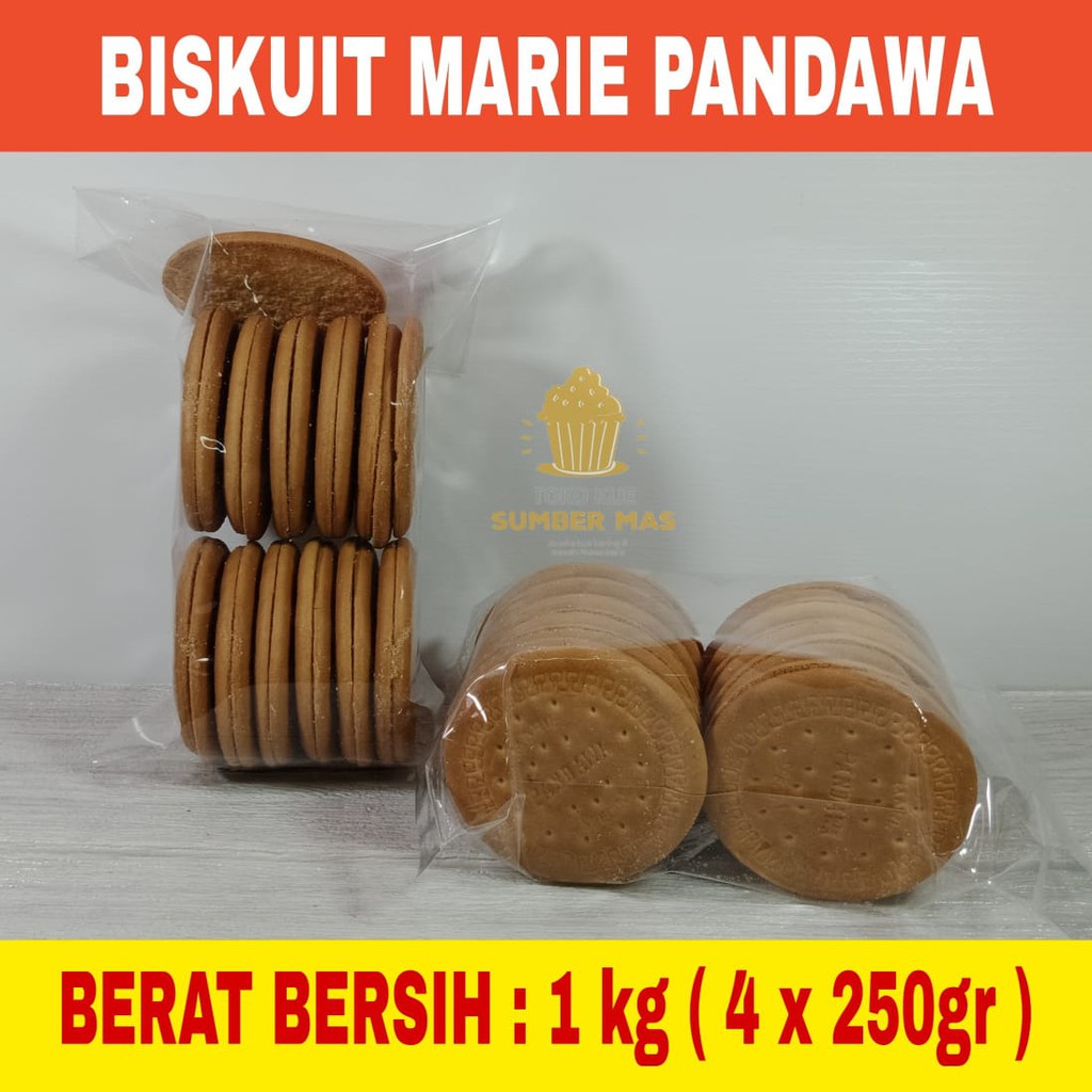 KUE REGAL BISKUIT MARIE / Pandawa / BISKUIT MARI RASA MANIS SUSU 1 KG