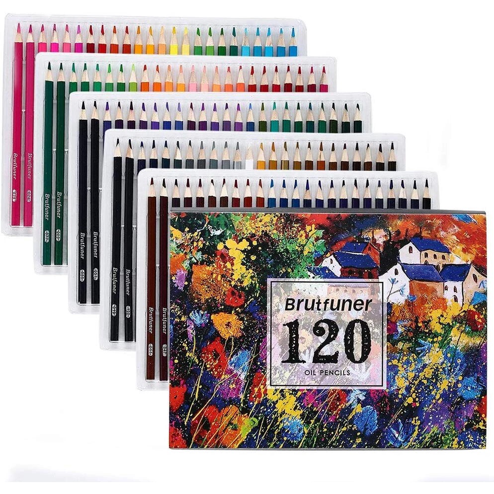 

Pensil Warna Brutfuner Painting Oil Pencil Artist Color Set 120