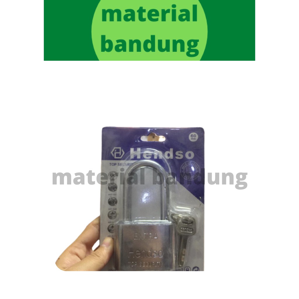 GEMBOK HENDSO PANJANG 60mm / GEMBOK PINTU / GEMBOK PAGAR