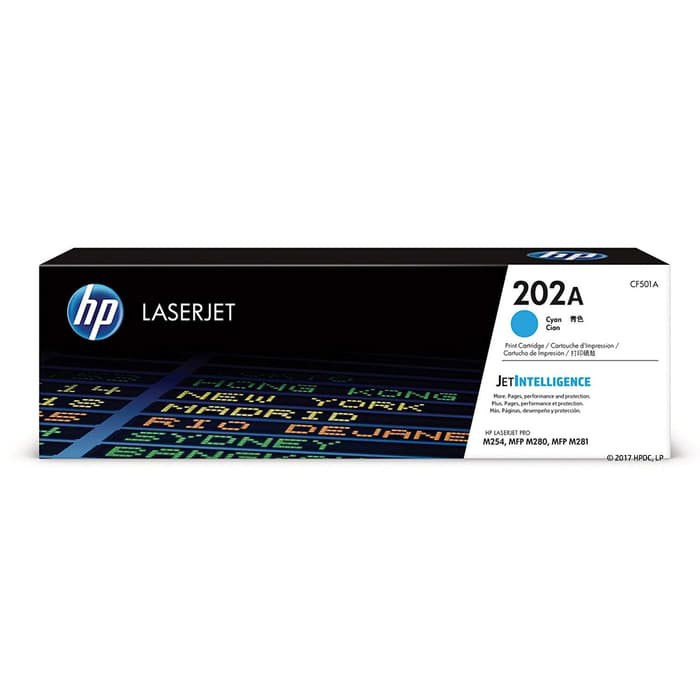 Toner HP 202A Laserjet Cyan CF501A