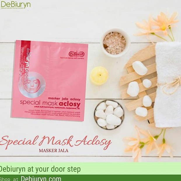 *TokoSalamJombang*DEBIURYN Masker Jala Aclosy 20 Gram (Sachet)