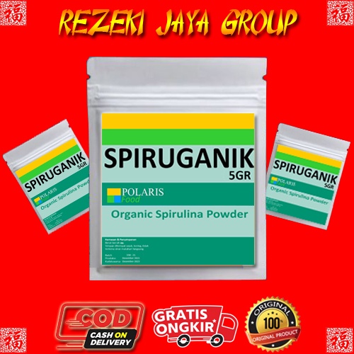 SPIRUGANIK SPIRULINA POWDER UNTUK IKAN HIAS