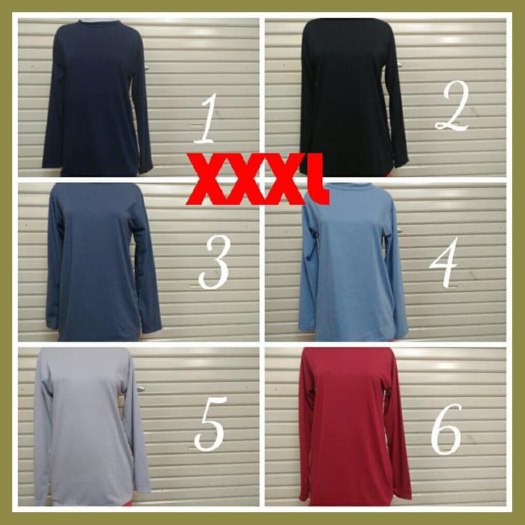 MANSET MUSLIMAH KAOS SERAGAM WANITA XXXL JUMBO IKA FASHION TANAH ABANG