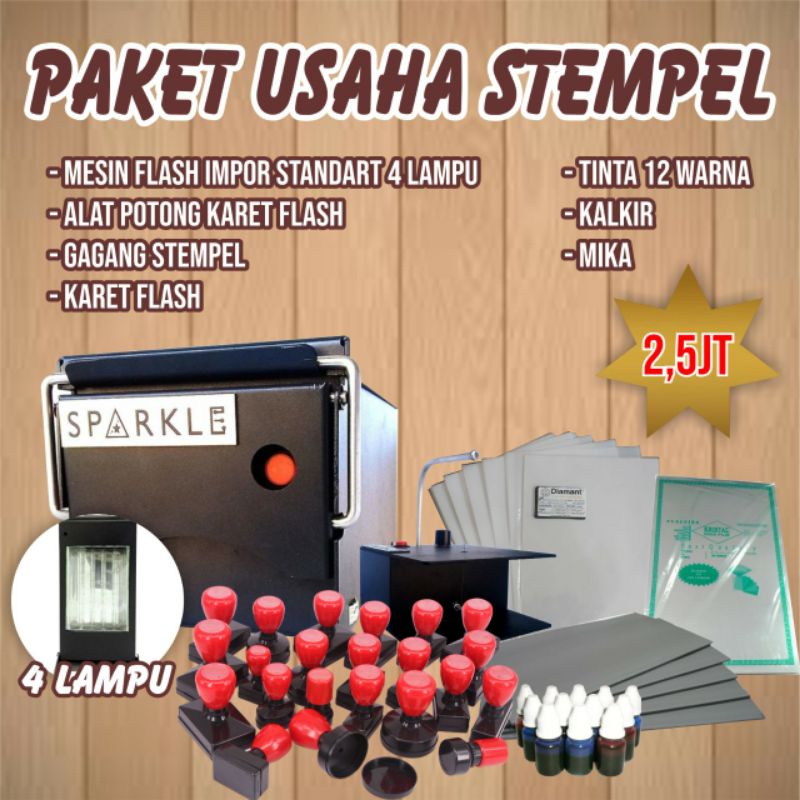 

jual paket usaha stempel flash