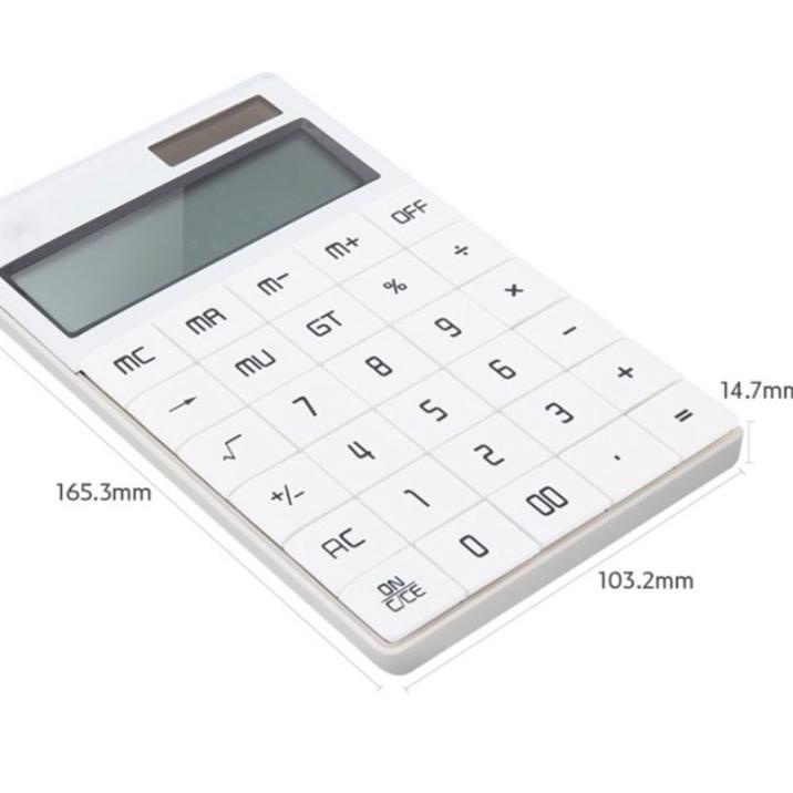 

SALEE!!!!.. MAXIM White Mini Dekstop Calculator / Kalkulator Kerja Sekolah ukuran Sedang Putih Maximus