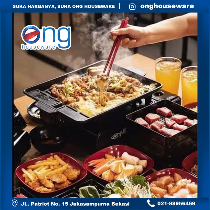 TERLARIS KOREAN YAKINIKU BARBEQUE MULTI GRILL PAN WAJAN PANGGANGAN DAGING