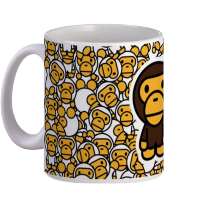 GRANDSALE Mug Baby Milo Mug Gelas Kado Souvenir Premium Gagang Polos 325 ml