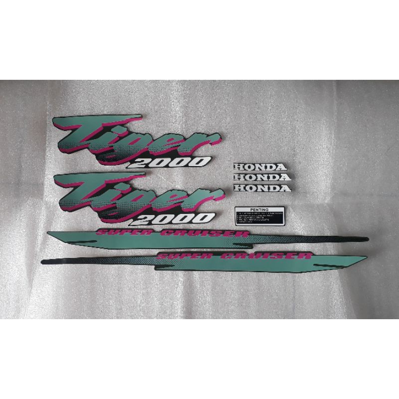 striping stiker sticker polet tiger lawas tilas hijau ijo botol lis