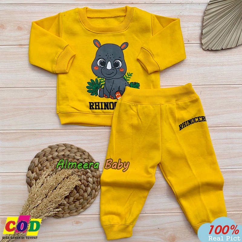 Setelan Sweater Setelan Joger Bayi Usia 3-12 Bulan Almeera Baby and Kids