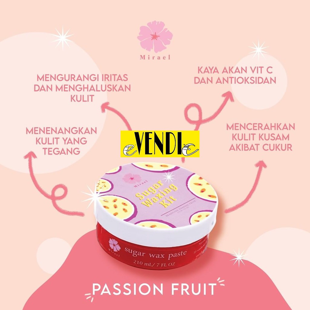 [FREE GIFT] Mirael Sugar Waxing Kit Original Wax Alami Sugarpot