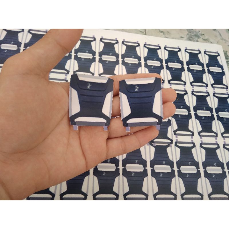 Stiker Sekat Adiputra Miniatur Bus Skala 1:20 Ukuran 4cm×5cm