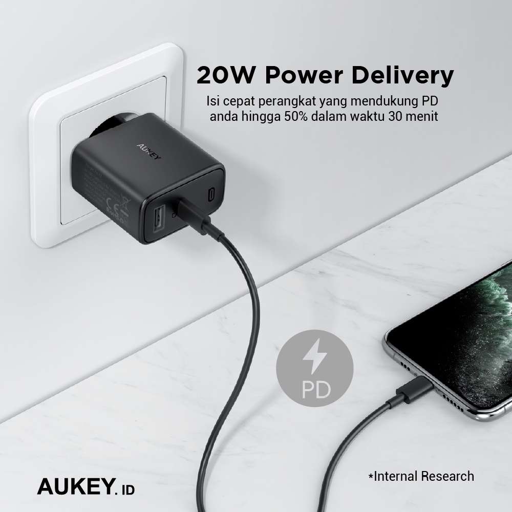 Charger Aukey PA-F3S Swift Mix 32W Power Delivery - 500708