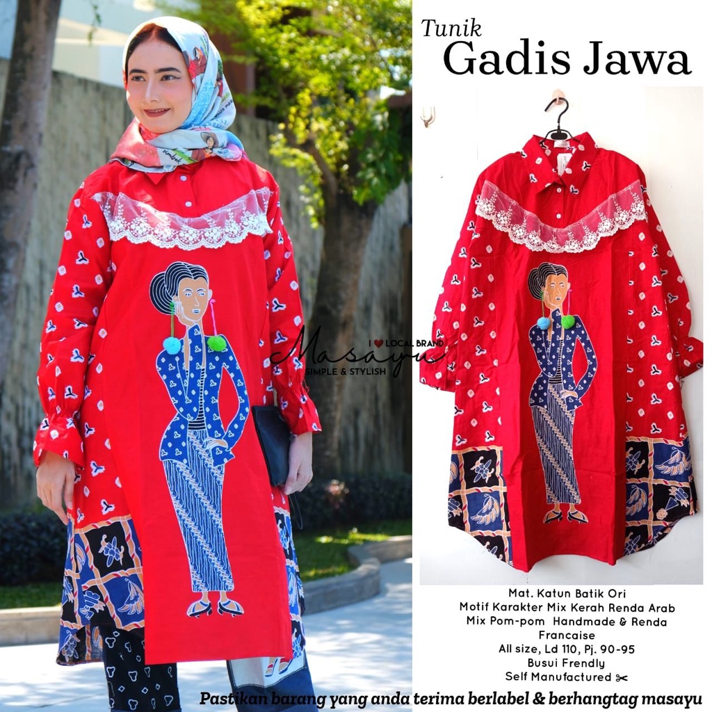 Tunik gadis jawa