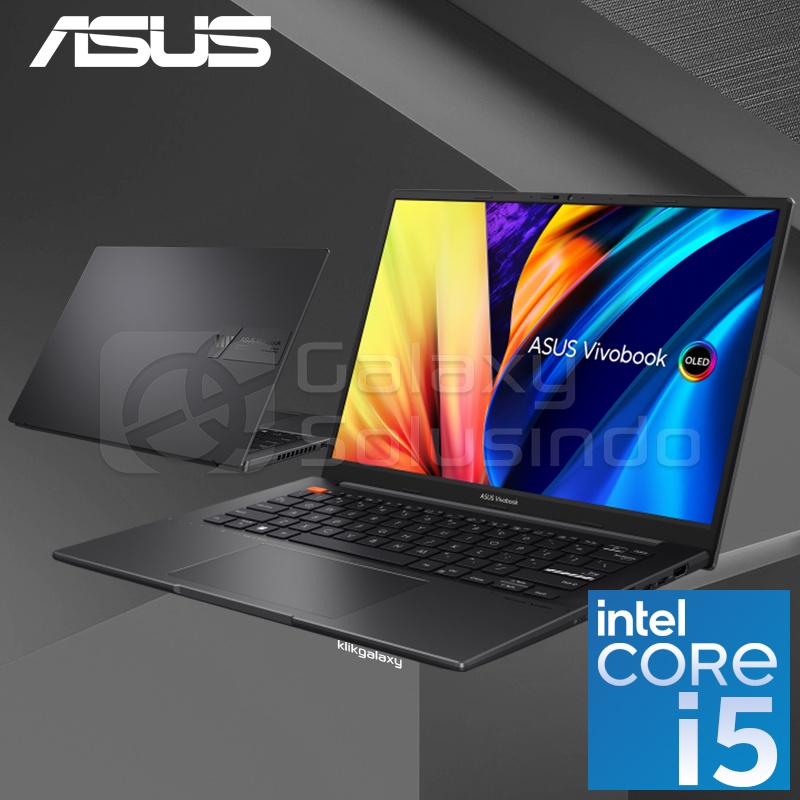 ASUS VIVOBOOK S 14 OLED K3402ZA-OLED555 Core i5-12500H 512GB SSD 12GB RAM Intel Iris XE - Black Notebook